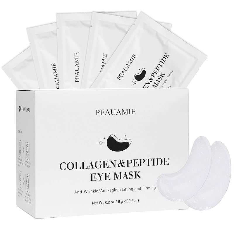 Zermet 1 Under Eye Patches Gold and Hyaluronic Acid for puffy eyes,Rose Eye Masks for Dark Circles and Puffiness skin care Smooth Wrinkles products 30 Pairs