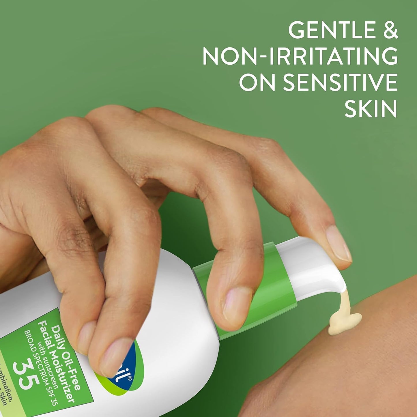 Zermet 1 Cetaphil Face Moisturizer, Daily Oil Free Facial Moisturizer with SPF 35, For Dry or Oily Combination Sensitive Skin, Fragrance Free Face Lotion