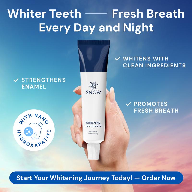 Zermet 1 SNOW Nano-Hydroxyapatite Whitening Toothpaste | Oral Care with Kaolin | Non-GMO & Enamel Safe Teeth Whitening Antibacterial Toothpaste | Mint Flavor