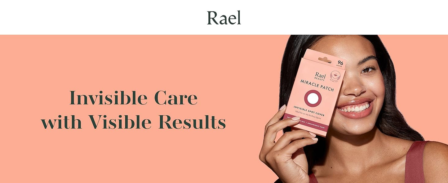 Zermet 1 Rael Pimple Patches, Miracle Invisible Spot Cover - Hydrocolloid Acne Patch, Treatment for Breakouts, Absorbs Zits & Blemish, Korean Skin Care, 2 Sizes (96 Count)