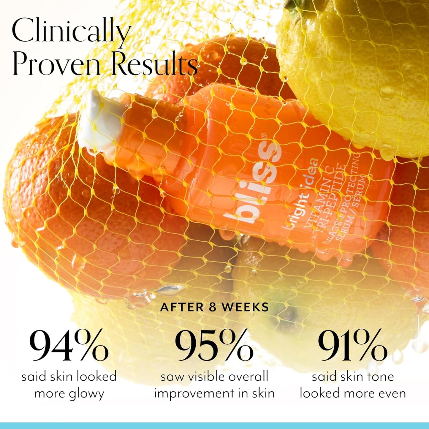 Zermet 1 Bliss Vitamin C + Tri-Peptide Bright Idea Serum – 15% Brightening + Barrier Boost Complex for Radiant, Firm Skin – Anti-Aging Face Serum Boosts Collagen & Elasticity - 1 fl oz