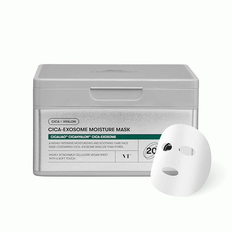 Zermet 1 Zermet 1 Daily Soothing Mask 30 Sheets, Centella Asiatica & Hyaluronic Acid for Moisturizing & Hydrating, Instant Calm & Glow, Skin Softening Facial Mask, Korean Face Mask