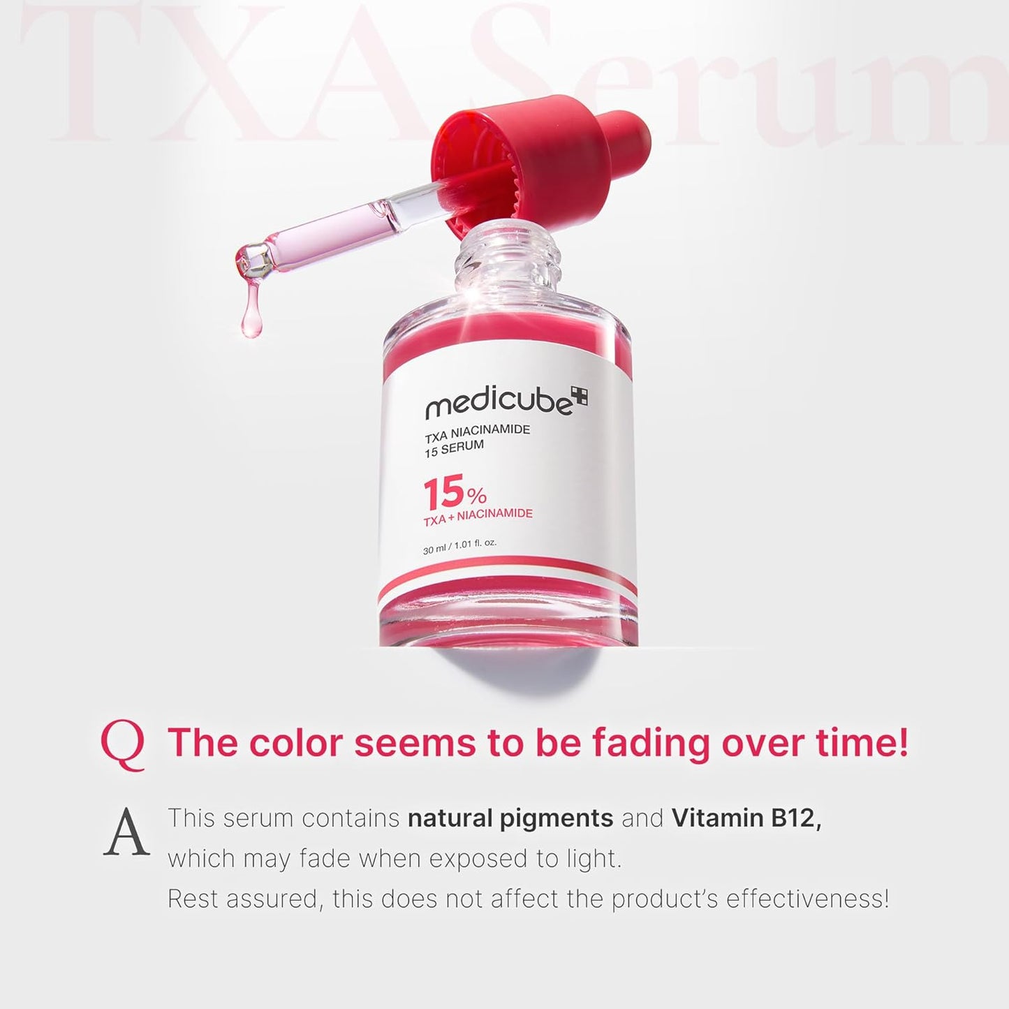 Zermet 1 medicube TXA+Niacinamide 15% Glow Facial Serum for After Spot Care | All-in-One Daily Korean Skincare | Uneven Skin Tone, Texture, and Hydration Care | High-Potency Tranexamic Acid 5% | 1.01 fl.oz