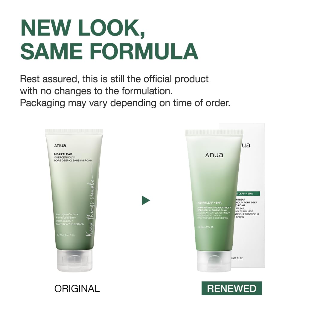 Zermet 1 Zermet 1 Heartleaf Quercetinol Pore Deep Cleansing Foam, Facial Cleanser, for Double Cleansing, BHA, Hyaluronic Acid, Glycerin, Face Wash, Blackhead Remover, Korean Skincare (150ml/5.07 fl.oz.)