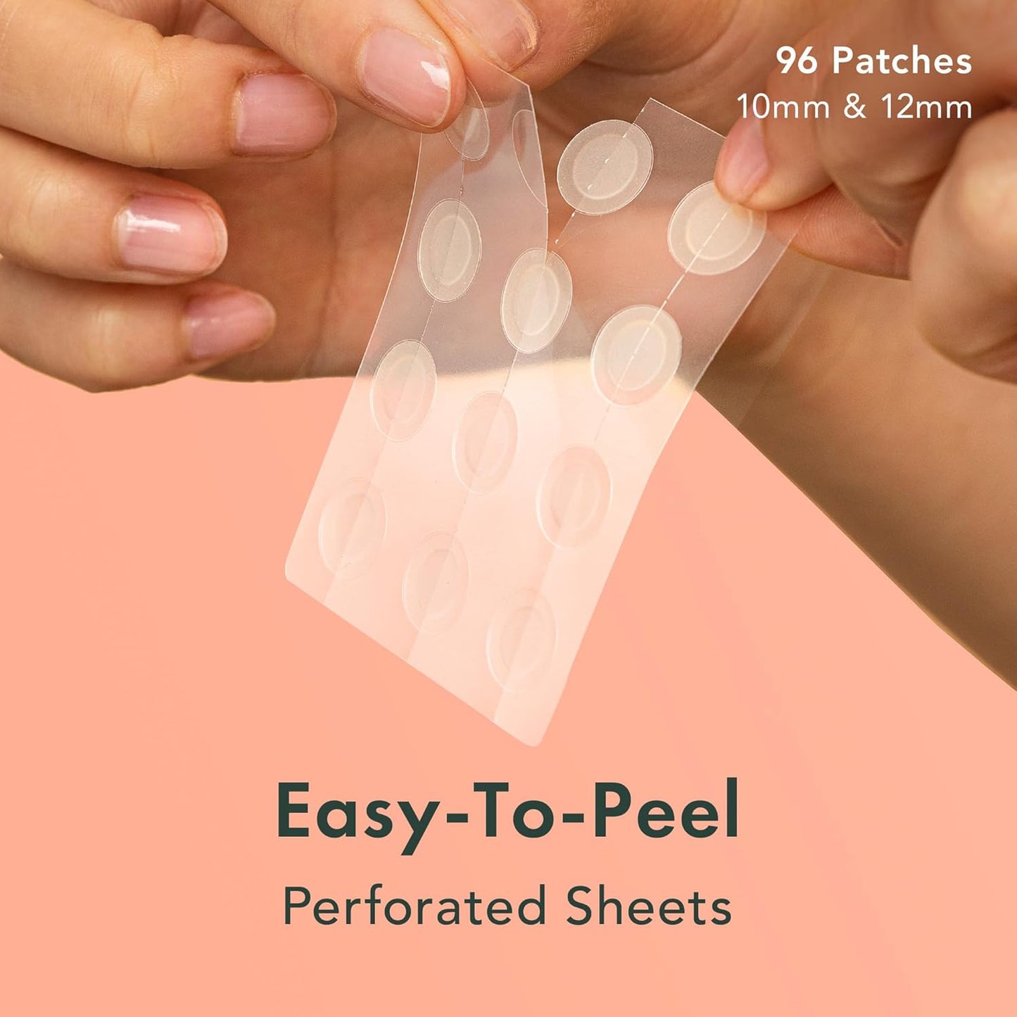 Zermet 1 Rael Pimple Patches, Miracle Invisible Spot Cover - Hydrocolloid Acne Patch, Treatment for Breakouts, Absorbs Zits & Blemish, Korean Skin Care, 2 Sizes (96 Count)