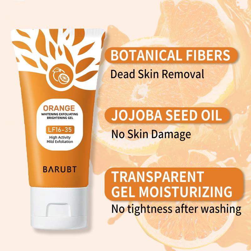 Zermet Orange Enzyme Exfoliating Gel. A gentle exfoliating product for the face and body, containing jojoba particles and natural plant extracts.