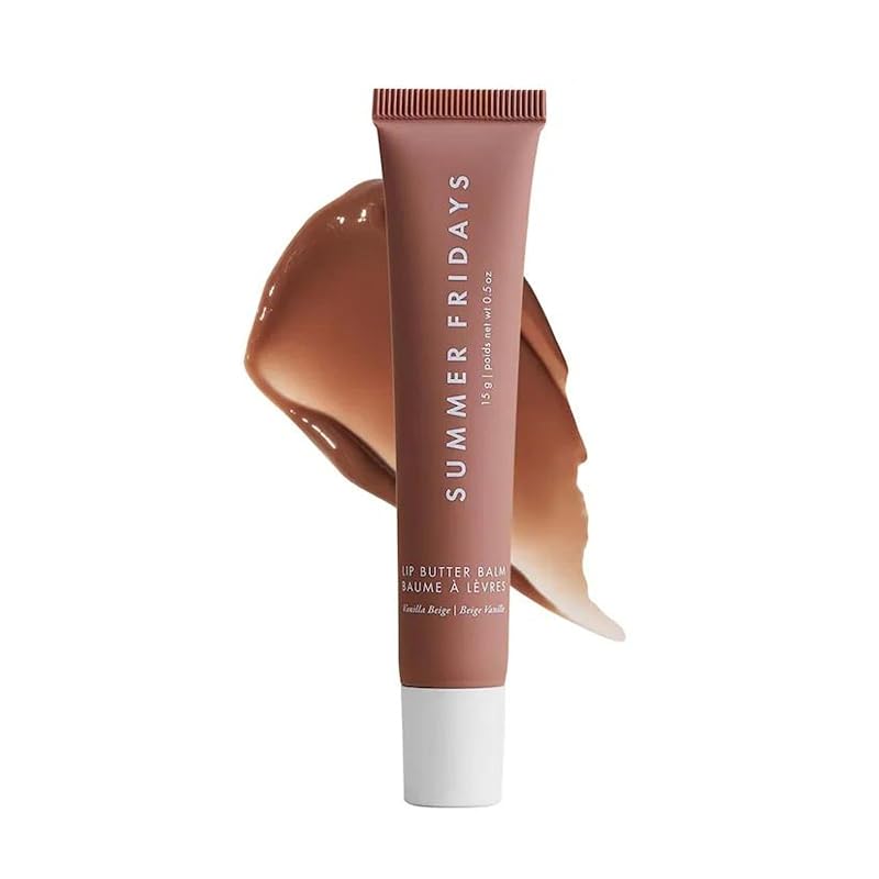 Zermet 1 Summer Fridays Tinted Lip Butter Balm - Conditioning Vegan Lip Balm for Instant Moisture, Shine & Hydration - Sheer-Tinted, Soothing Skincare - Pink Sugar (.5 Oz)