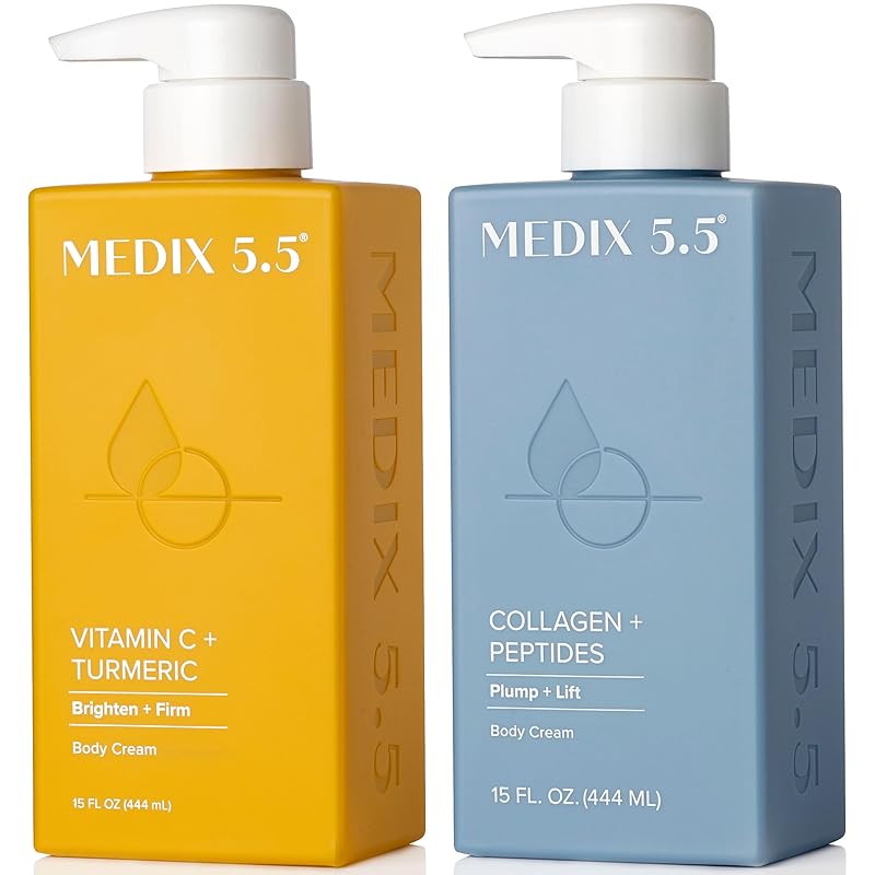 Zermet 1 Medix 5.5 Retinol Body Lotion Firming Moisturizer | Crepey Skincare Treatment | Retinol Body Cream | Anti Aging Firming Cream For Women Targets Look Of Crepe Skin, Wrinkles, & Sagging Skin, 15 Fl Oz