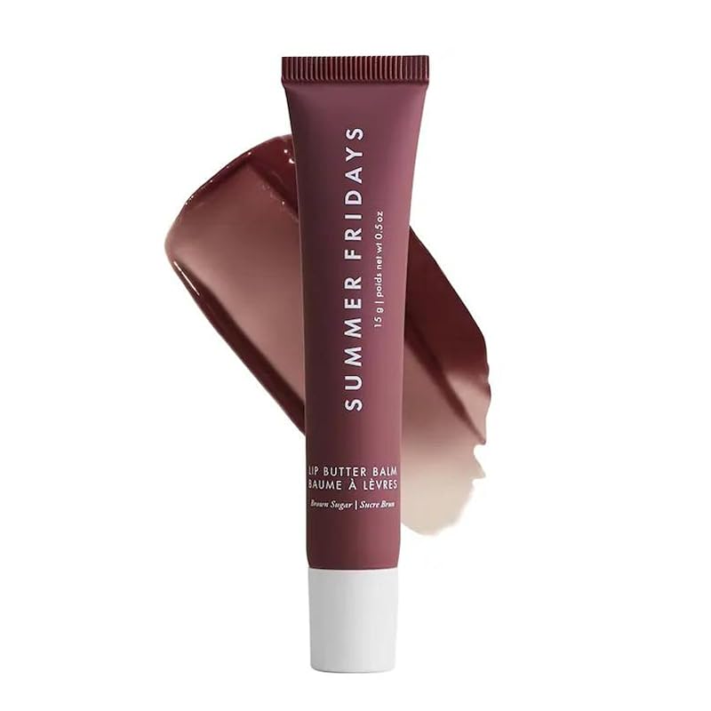 Zermet 1 Summer Fridays Tinted Lip Butter Balm - Conditioning Vegan Lip Balm for Instant Moisture, Shine & Hydration - Sheer-Tinted, Soothing Skincare - Pink Sugar (.5 Oz)