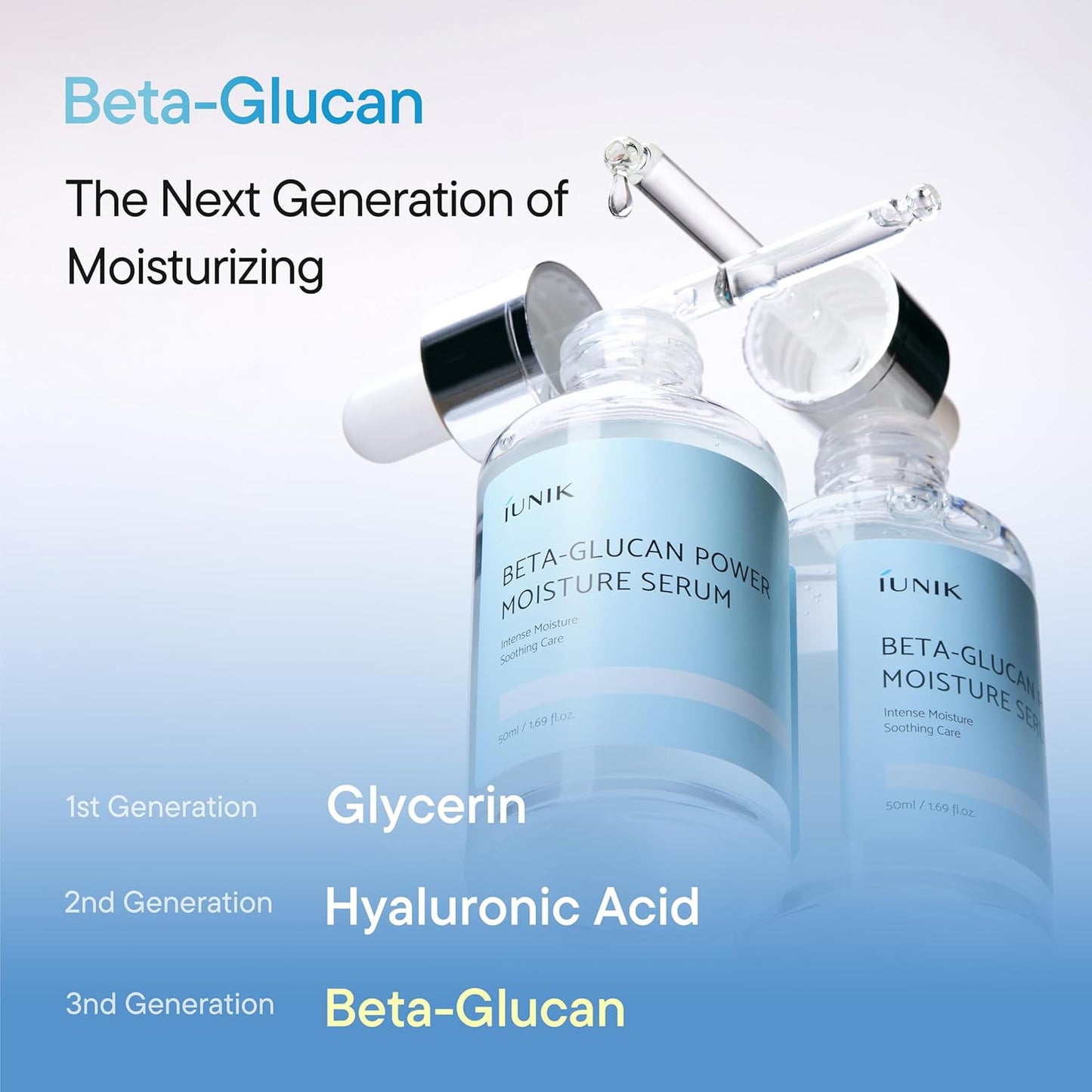 Zermet 1 Zermet 1  Beta-Glucan Power Deep Moisture Vegan Serum Intense Hydration Mushroom Yeast Extracts Naturally-derived - Dry Mature Sagging Sensitive Skin Cell Regenerating Lifting Korean Skincare