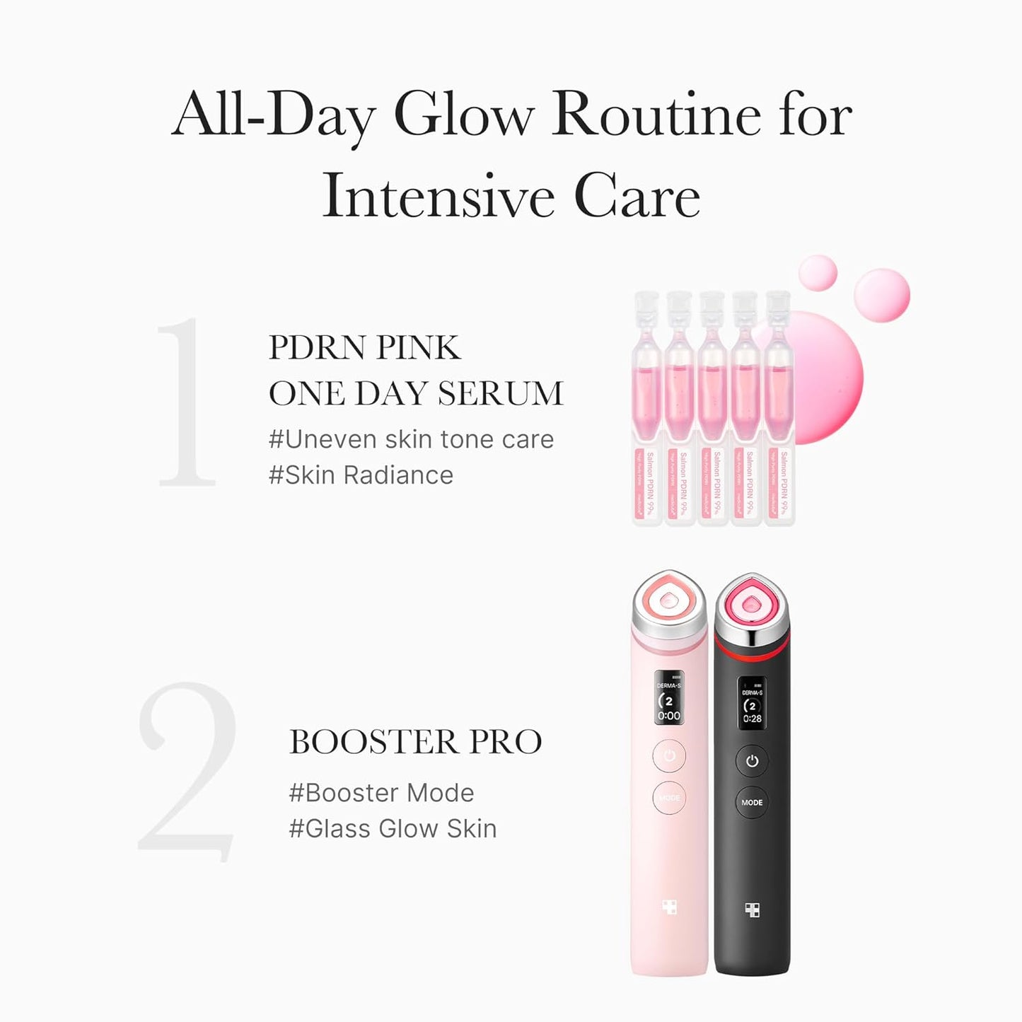 Zermet 1 medicube Salmon DNA Zermet 1  Pink One Day Serum | 99% Salmon DNA Zermet 1  Intensive Ampoule, Collagen, Glutathione, Hyaluronic Acid - Improves skin radiance | Korean skincare 0.05 fl.oz x 10e