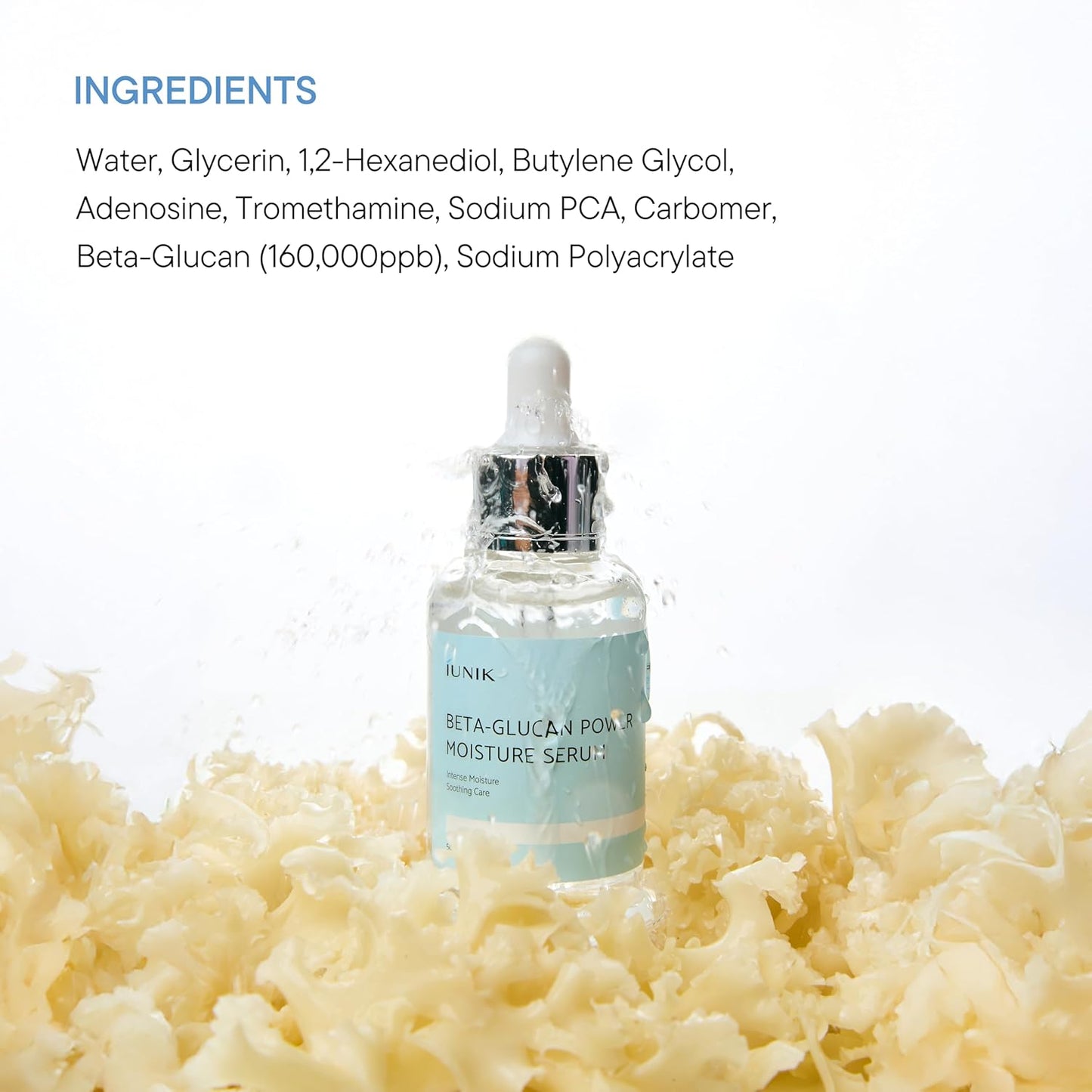 Zermet 1 Zermet 1  Beta-Glucan Power Deep Moisture Vegan Serum Intense Hydration Mushroom Yeast Extracts Naturally-derived - Dry Mature Sagging Sensitive Skin Cell Regenerating Lifting Korean Skincare