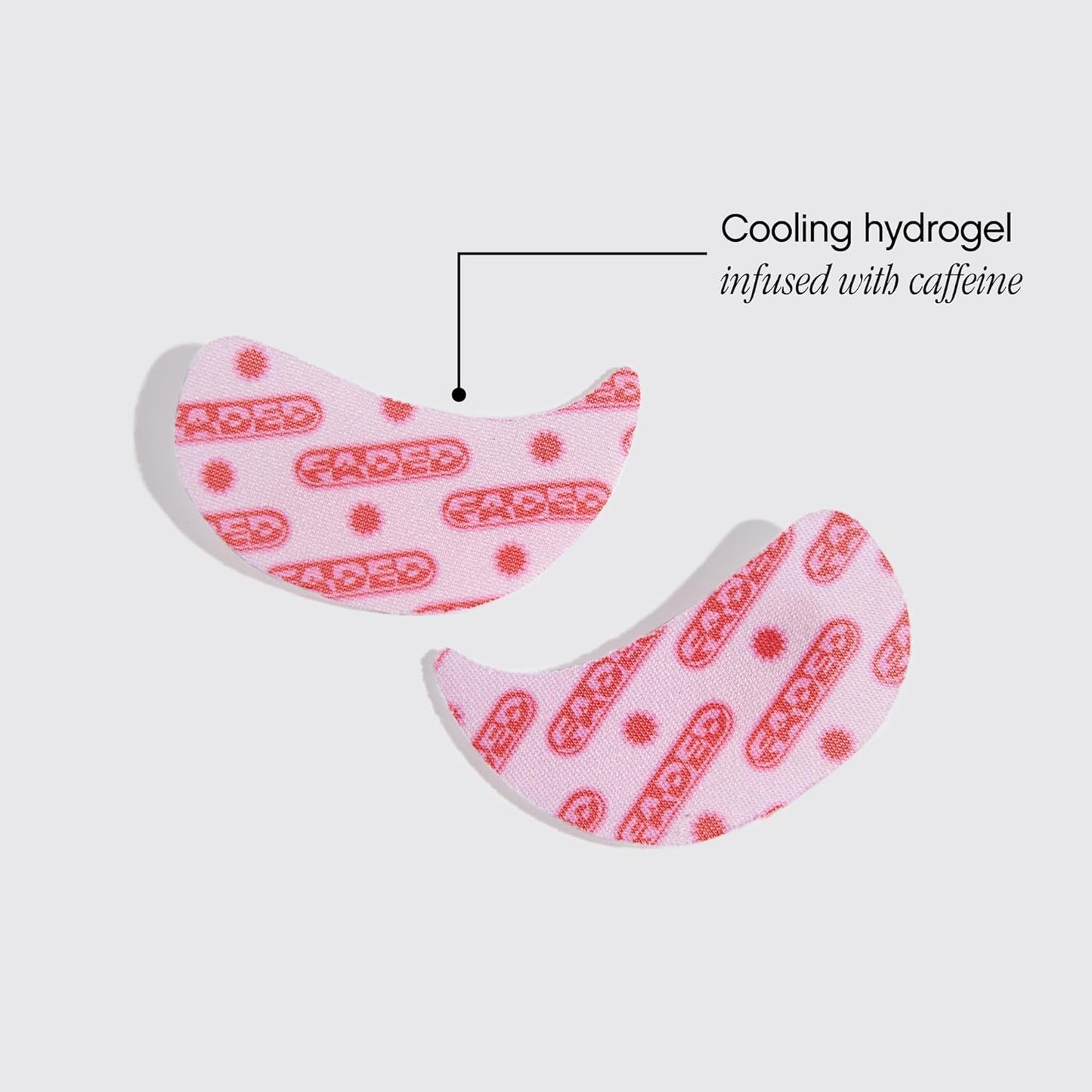 Zermet 1 Topicals Faded Brightening Under Eye Masks | Revitalizing Patches to Depuff, Hydrate, and Illuminate | Diminishes Dark Circles and Fine Lines | Made with Kojic Acid, Caffeine & Niacinamide