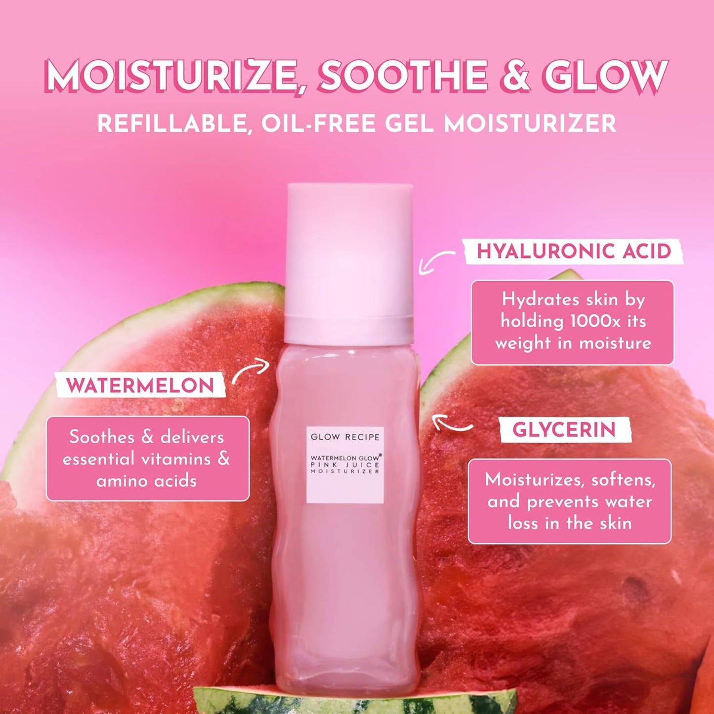Zermet 1 Glow Recipe Dewy Babies Travel Skincare Set - Plum Plump Hyaluronic Acid Serum + Dewy Flush Tinted Blush Drops + Pink Juice Face Moisturizer + Bronzing Hue Drops + Ultra Fine Facial Mist (5 Count)