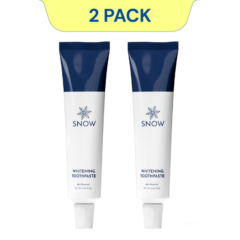 SNOW Nano-Hydroxyapatite Whitening Toothpaste | Oral Care with Kaolin | Non-GMO & Enamel Safe Teeth Whitening Antibacterial Toothpaste | Mint Flavor