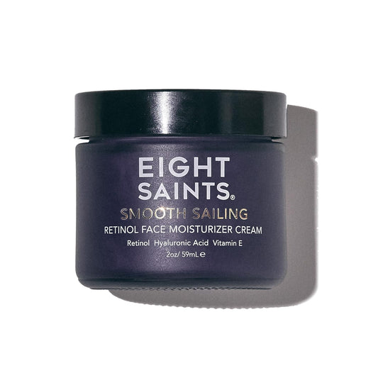 Zermet 1 Eight Saints Retinol Facial Moisturizer Cream, For Firming Face, Neck & Eye Wrinkles and Lines, Deep Hydrating Lotion, Fragrance-Free, 2 Ounces
