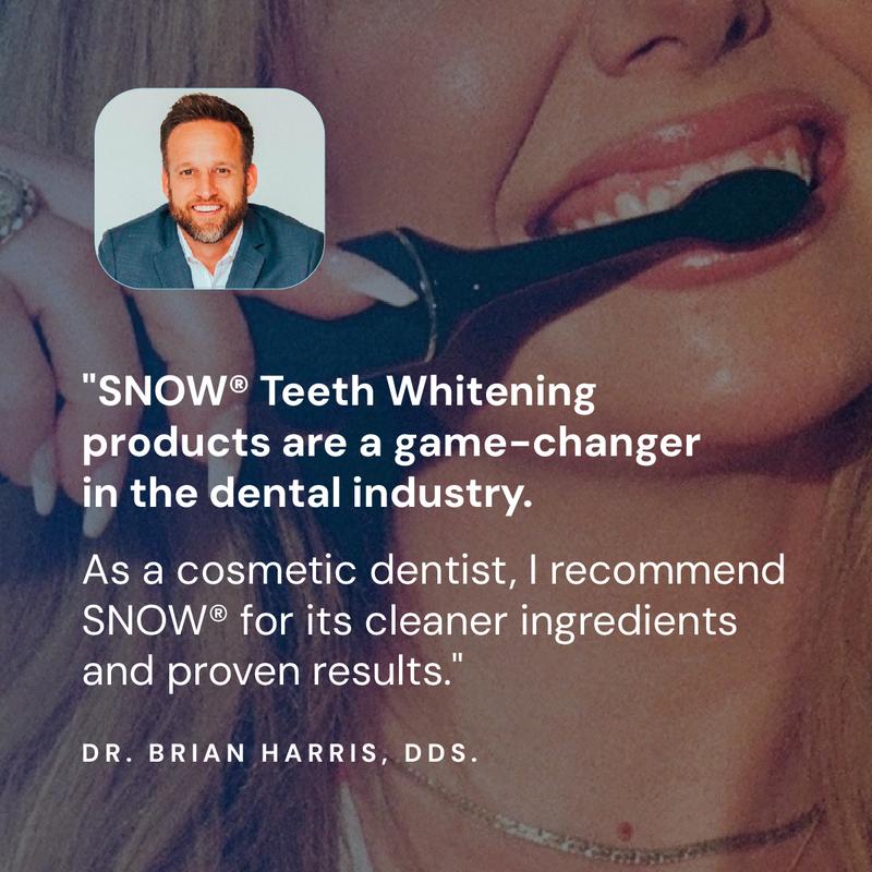 SNOW Vitamin Infused Whitening Toothpaste | Formulated with Hydroxyapatite, CoQ10, Vitamins B12 and B6 | Lavender Flavor
