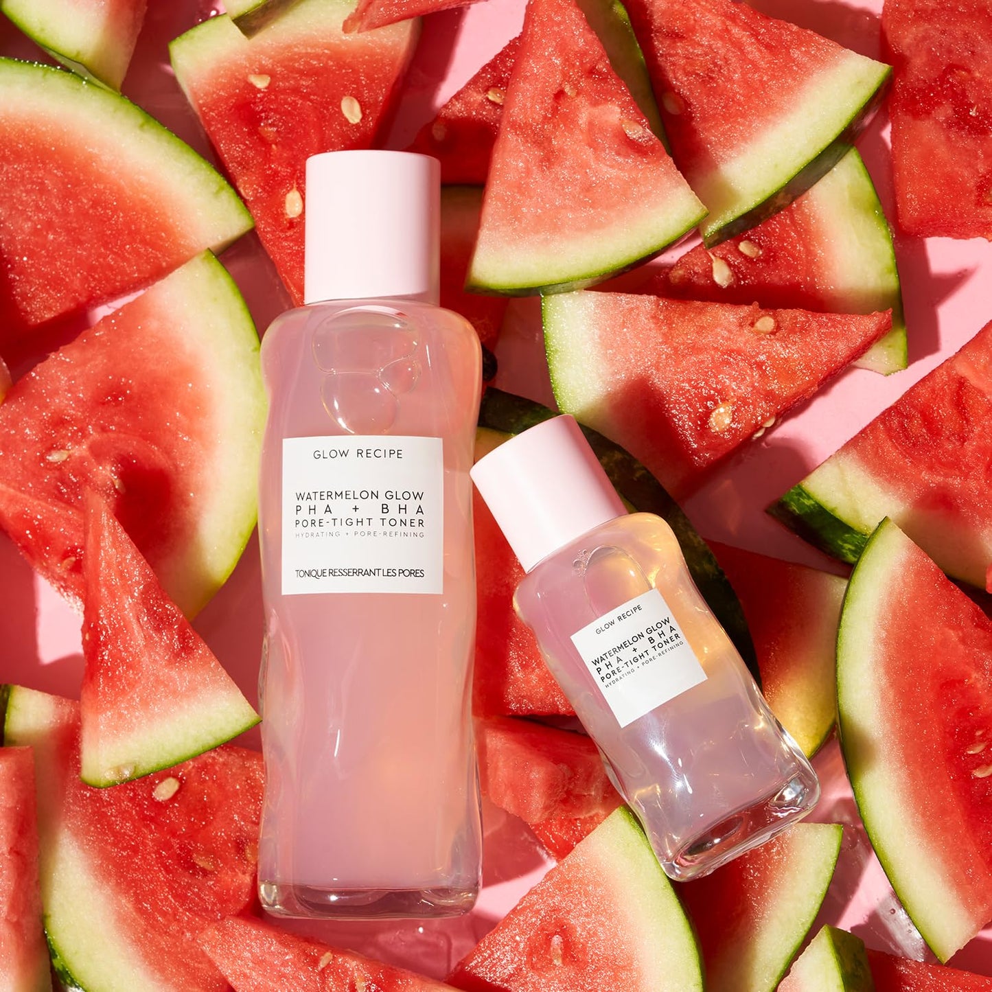 Zermet 1 Glow Recipe PHA + BHA Face Toner - Korean Skin Care Pore Minimizer & Gentle Facial Exfoliator for Tightening, Hydrating & Exfoliating - Glycerin, Watermelon & Cactus Water (40ml)