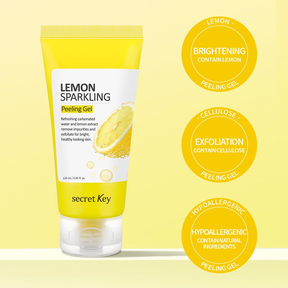 Lemon Sparkling Peeling Gel Deep Cleanse Exfoliate