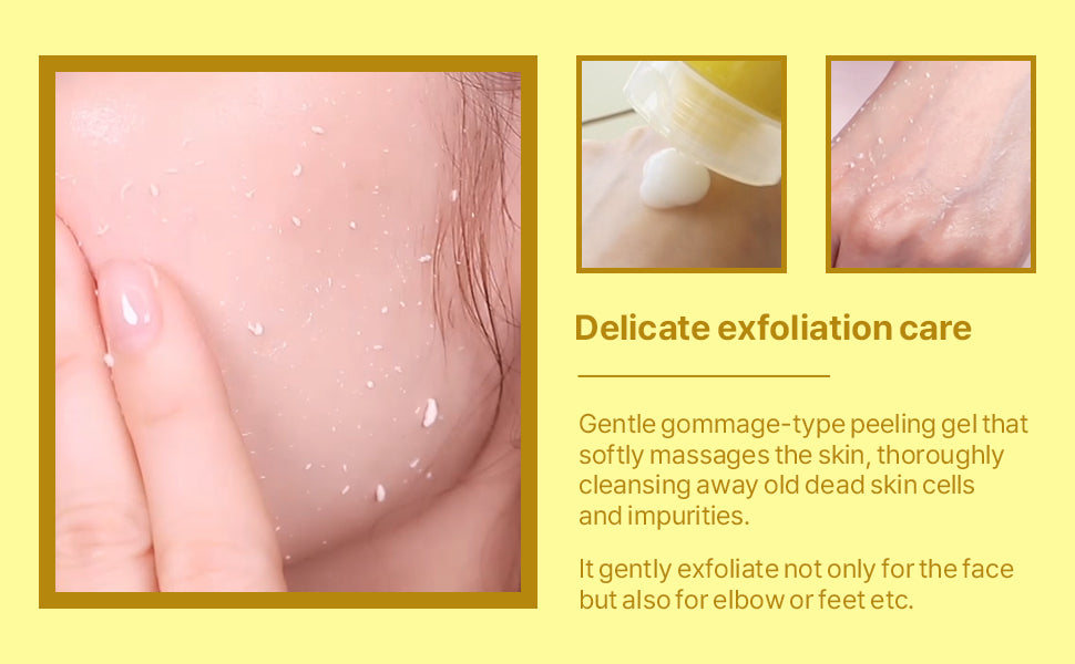 Lemon Sparkling Peeling Gel Deep Cleanse Exfoliate