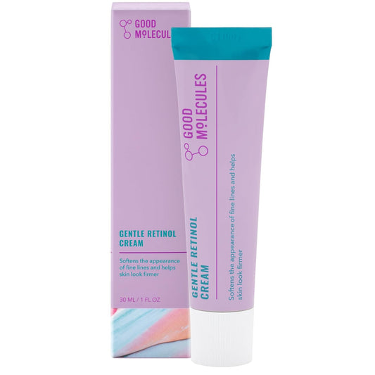 Zermet 1 Good Molecules Gentle Retinol Cream - Retinol Night Cream for Collagen Production, Skin Tightening Recipe with Bakuchiol, Anti-Aging Skin Care For Face