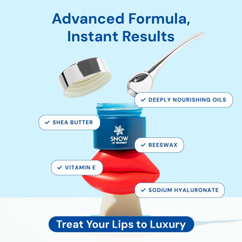 SNOW Overnight Moisturizing Lip Treatment Luxury Shea Lip Care Handy Oil
