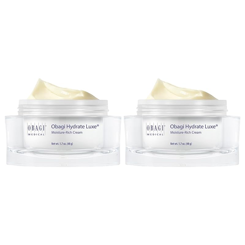 Zermet 1 Obagi Hydrate Luxe Ultra-Rich Moisturizer – Non-Comedogenic with Tara Seed Extract and Biomimetic Peptides – Night Face Cream for Dry, Sensitive, or Aging Skin