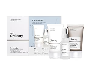 Zermet 1 The Ordinary The Acne Set, 3-Step Skin Regimen with Glucoside Foaming Cleanser, Salicylic Acid 2% Solution, and Natural Moisturizing Factors + Beta Glucan | Skin Care Set
