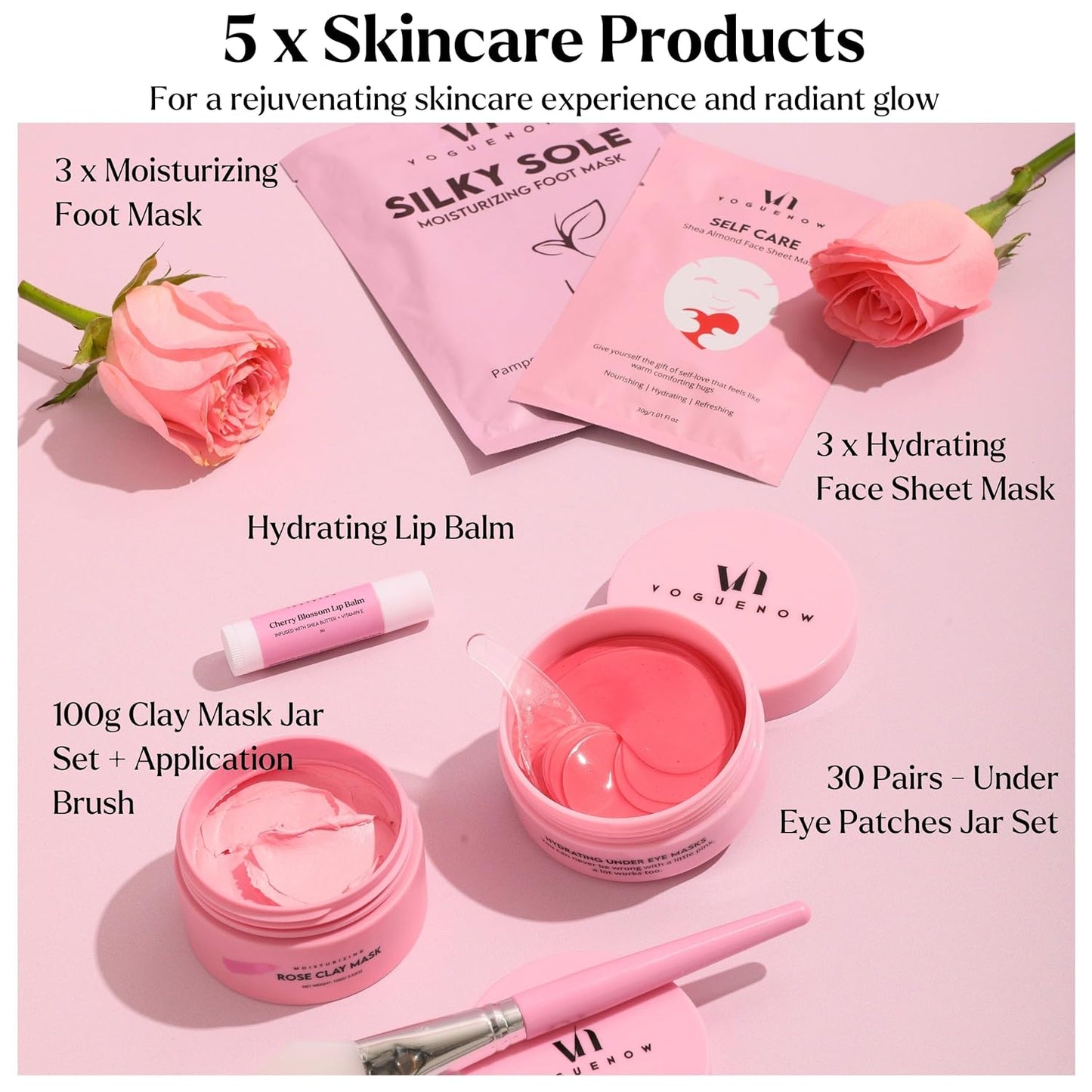 Zermet 1 Spa Gifts for Women- Premium Self Care Spa Kit With Bath, Skin Care Sets & Self Care Items For Women - Ultimate Pampering Skin Care Set - Birthday Gifts - Spa Gift Baskets (Pack of 20)