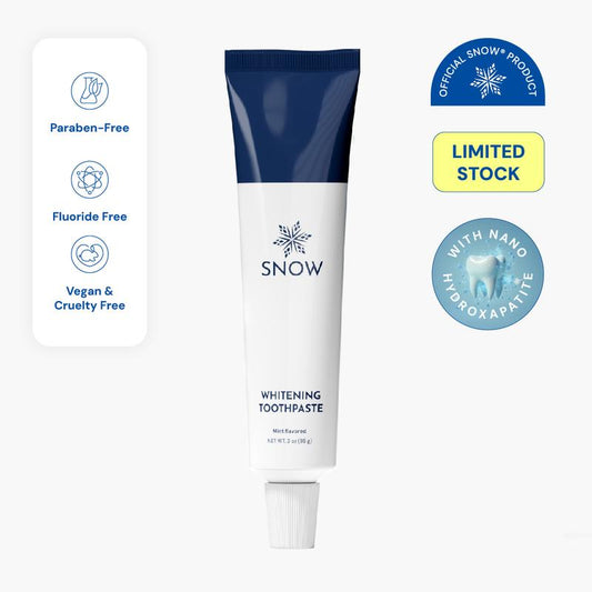 Zermet 1 SNOW Nano-Hydroxyapatite Whitening Toothpaste | Oral Care with Kaolin | Non-GMO & Enamel Safe Teeth Whitening Antibacterial Toothpaste | Mint Flavor