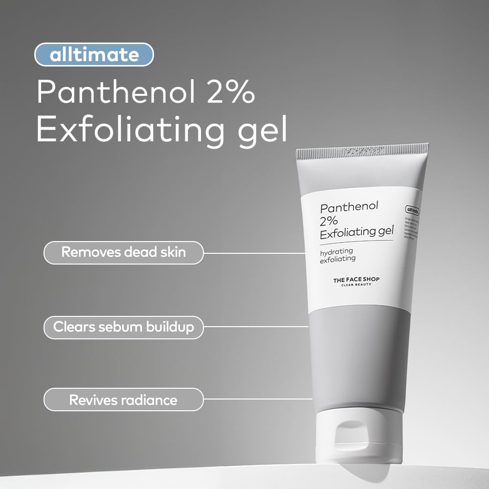 Zermet Facial Polish - Daily Peeling Gel with Panthenol & AHA/BHA, Gentle Exfoliator for Smooth, Glowing and Hydrated Skin, Deep Cleansing, Korean Skin Care, 5.07 Fl. Oz.