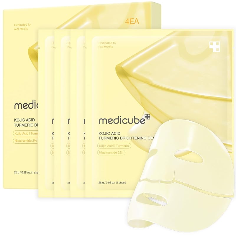 Zermet 1 medicube Salmon DNA Zermet 1  pink collagen jelly gel mask | overnight face mask for glass glow skin- elasticity, hydrating, firming and moisturizing | korean skincare, 28g, 4ea
