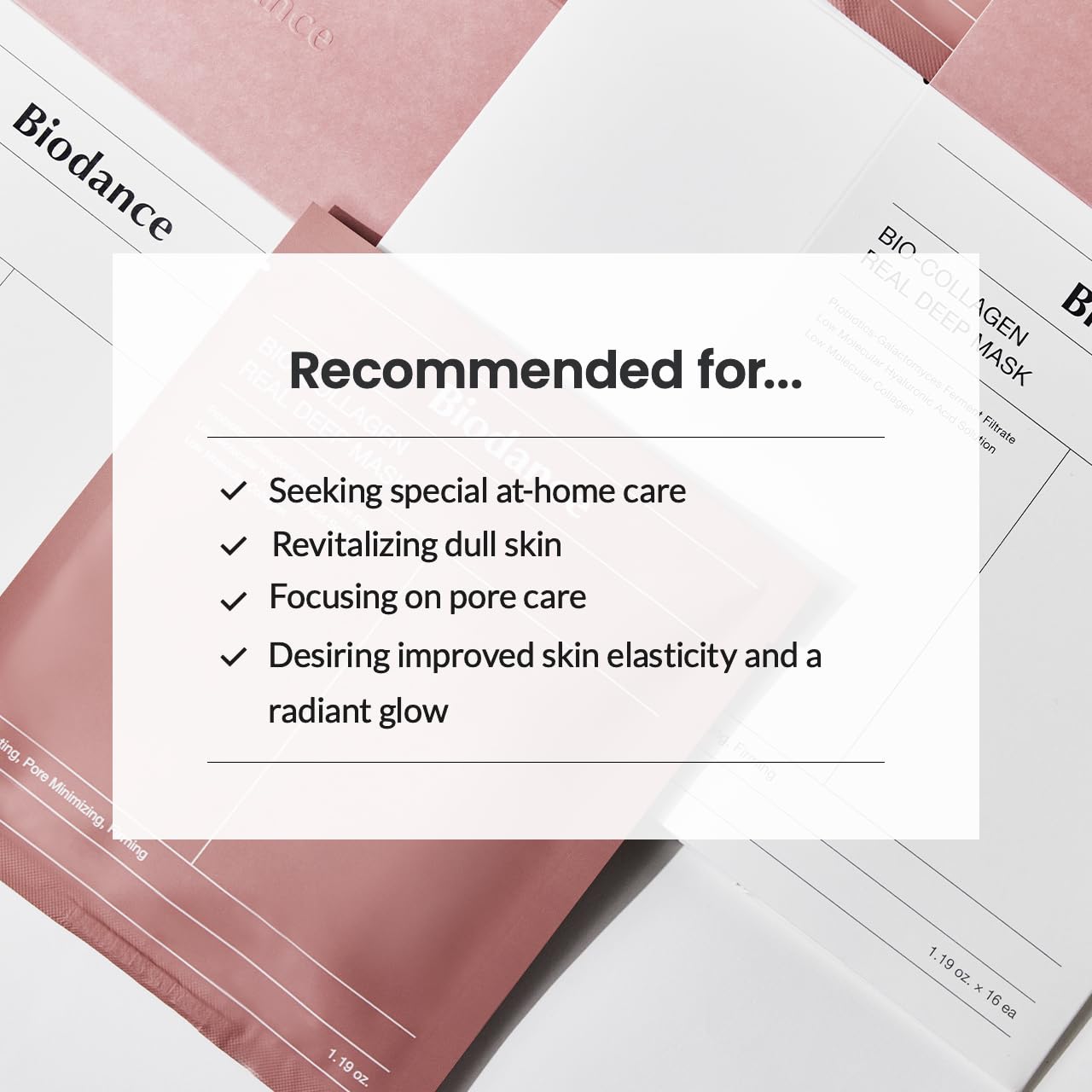 Zermet 1 Zermet 1  Bio-Collagen Real Deep Mask, Hydrating Overnight Hydrogel Mask, Pore Minimizing, Elasticity Improvement, 34g x4ea