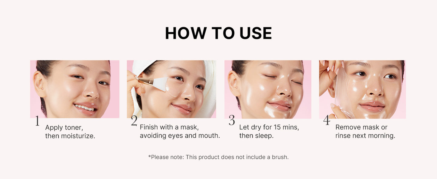 Zermet 1 medicube Collagen Overnight Wrapping Peel Off Facial Mask Pack - Elasticity & Hydration Care, Reduces Sagging & Dullness - Hydrolyzed Collagen For Glowing Skin - Korean Skin Care, 2.53 fl.oz