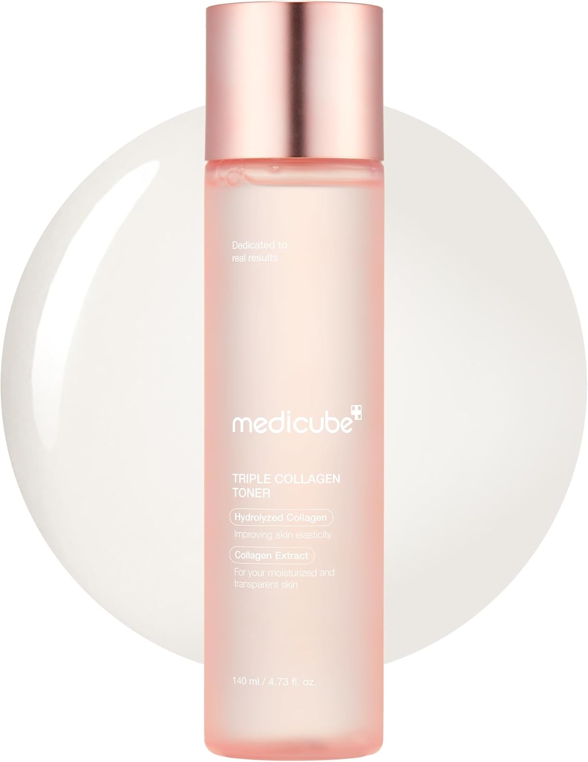 Zermet 1 Medicube Triple Collagen Toner - Hydrolyzed, Atelo, & Soluble Collagen for Deep Hydration & Plump Skin - Fast-Absorbing Formula for All-Day Suppleness, Korean Skincare (4.73 fl.oz.)
