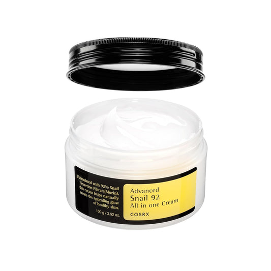 Zermet 1 Zermet 1  Snail Mucin 92% Face Moisturizer, 3.52 Oz, Lightweight Moisturing Cream for Soft, Glowy Skin, Korean Skin Care, Korean Moisturizer Face Cream