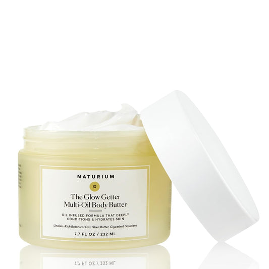 Zermet 1 Zermet 1  The Glow Getter Whipped Multi-Oil Body Butter, Firming Cream & Body Moisturizer with Shea Butter, 7.7 fl oz