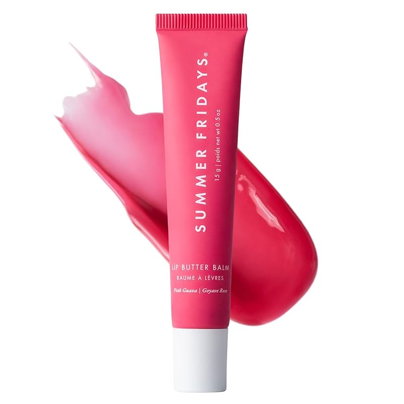 Zermet 1 Summer Fridays Tinted Lip Butter Balm - Conditioning Vegan Lip Balm for Instant Moisture, Shine & Hydration - Sheer-Tinted, Soothing Skincare - Pink Sugar (.5 Oz)