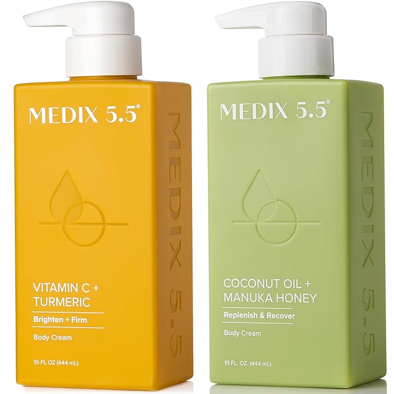 Zermet 1 Medix 5.5 Retinol Body Lotion Firming Moisturizer | Crepey Skincare Treatment | Retinol Body Cream | Anti Aging Firming Cream For Women Targets Look Of Crepe Skin, Wrinkles, & Sagging Skin, 15 Fl Oz