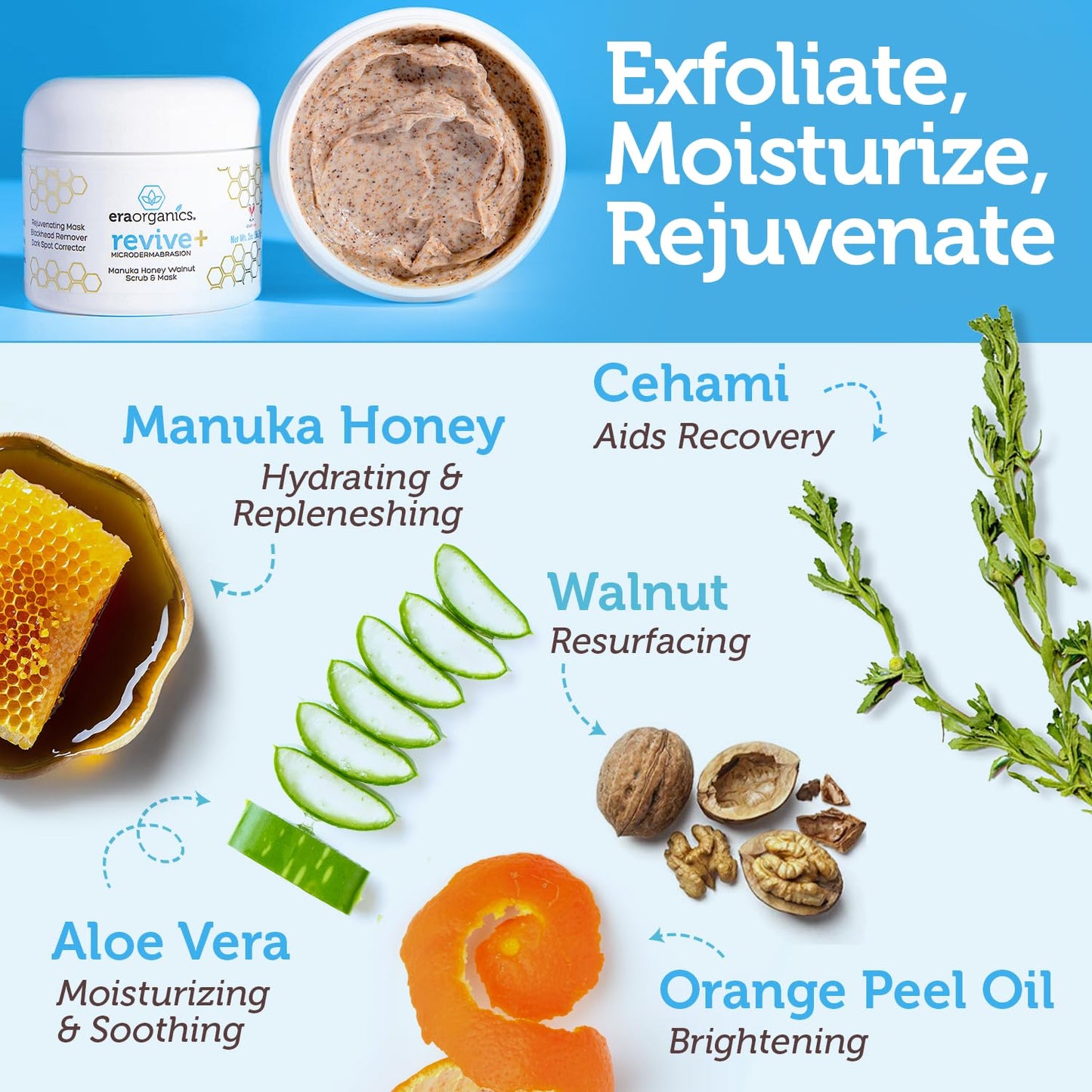 Organics Microdermabrasion Scrub Exfoliator Mask
