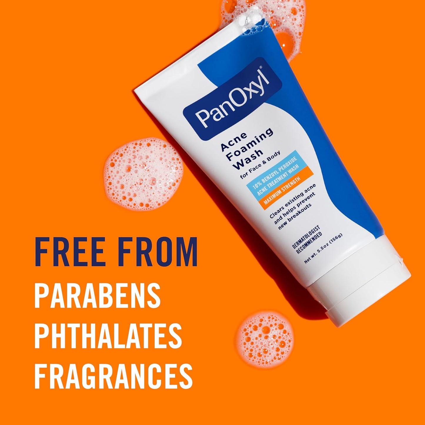 Zermet 1 PanOxyl Acne Foaming Wash Benzoyl Peroxide 10% Maximum Strength Antimicrobial, 5.5 Oz