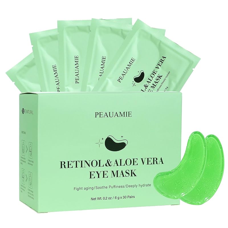 Zermet 1 Under Eye Patches Gold and Hyaluronic Acid for puffy eyes,Rose Eye Masks for Dark Circles and Puffiness skin care Smooth Wrinkles products 30 Pairs