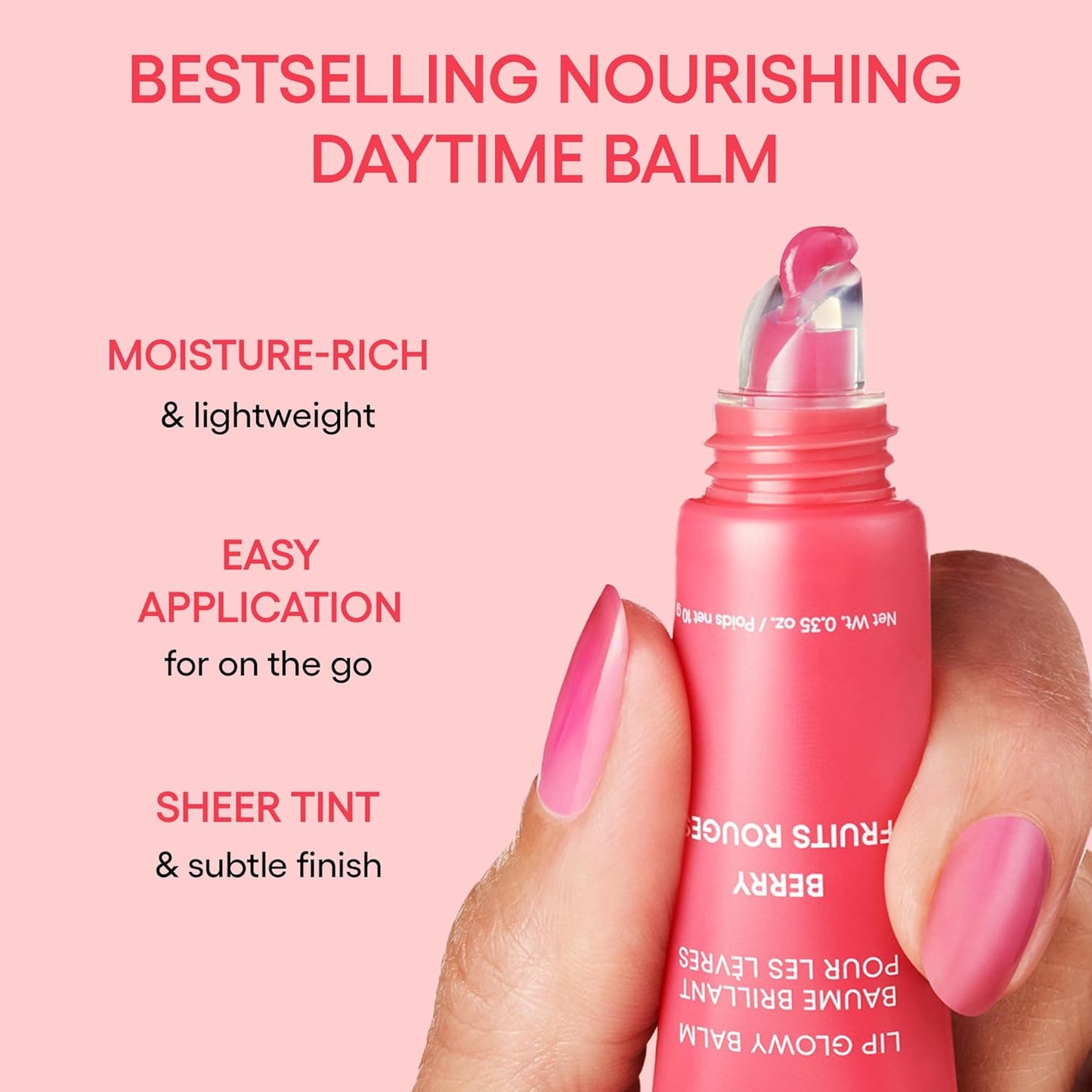 Zermet 1 Zermet 1  Lip Glowy Balm: Sheer Tinted Lip Moisturizer with Shea Butter, for Hydrating Shine & Soft Lips