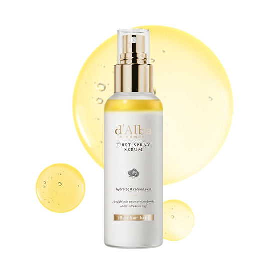 Zermet 1 d'alba Piedmont Italian White Truffle First Spray Serum, Vegan Skin Care, Light-weight Face Moisturizer, Glow Serum for Radiant Skin, Non Comedogenic, All In One Mist, Korean Skin Care (3.38 fl oz.)