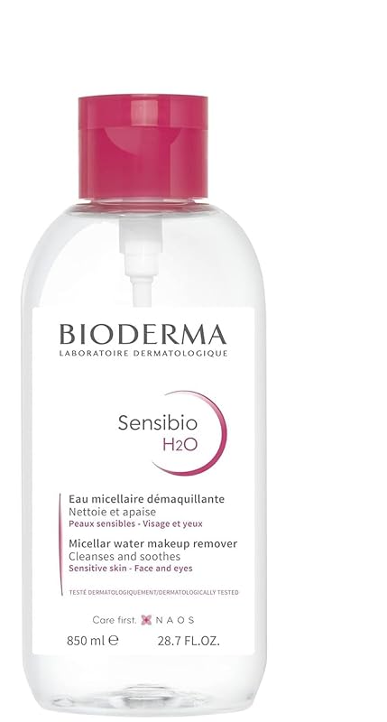 Zermet 1 Bioderma - Sensibio - H2O Micellar Water - Makeup Remover Cleanser - Face Cleanser for Sensitive Skin