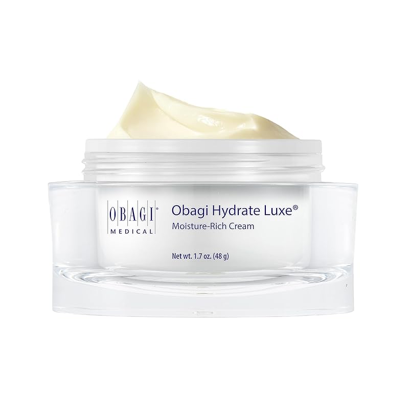 Zermet 1 Obagi Hydrate Luxe Ultra-Rich Moisturizer – Non-Comedogenic with Tara Seed Extract and Biomimetic Peptides – Night Face Cream for Dry, Sensitive, or Aging Skin