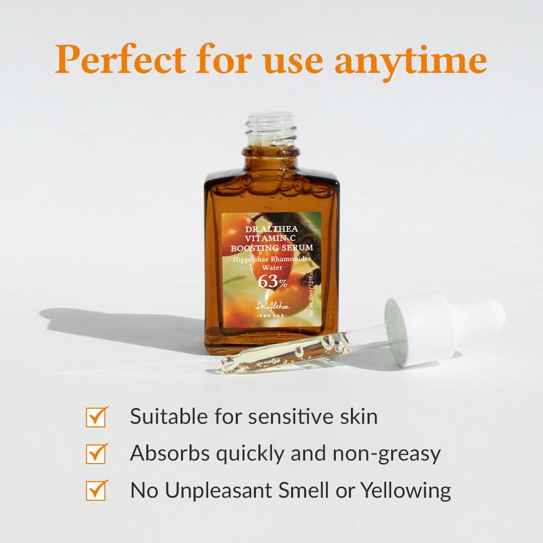 Zermet 1 Dr.Althea Vitamin C Boosting Serum | Daily Facial Serum with TRANEXAMIC ACID for All Skin Types | Helps Remove Dark Spots & Uneven Skin Tone | Korean Vegan Skin Care (Vitamin C Boosting RENEWED)